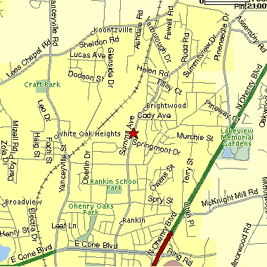 Map to O. Henry Income Tax Service Inc. - Summit Avenue Office