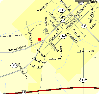 Map to Dorothy L Nelson's office